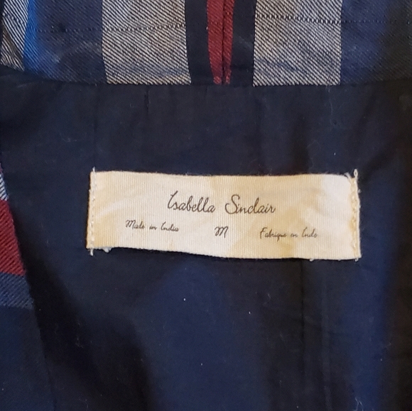 Anthropologie Isabella Sinclair Tartan Midi Dress - Picture 4 of 4